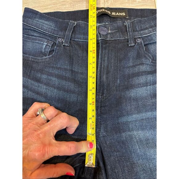 Express legging high-rise dark denim jeans size 0R - Picture 8 of 11
